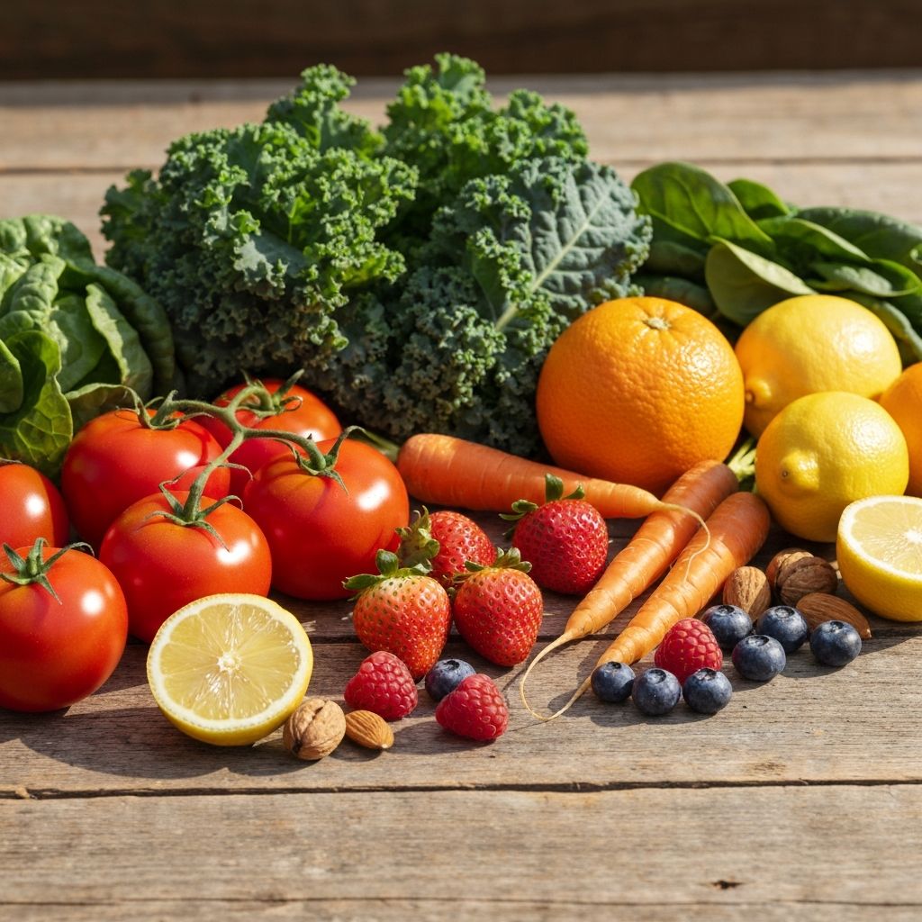 Fresh produce and vegetables